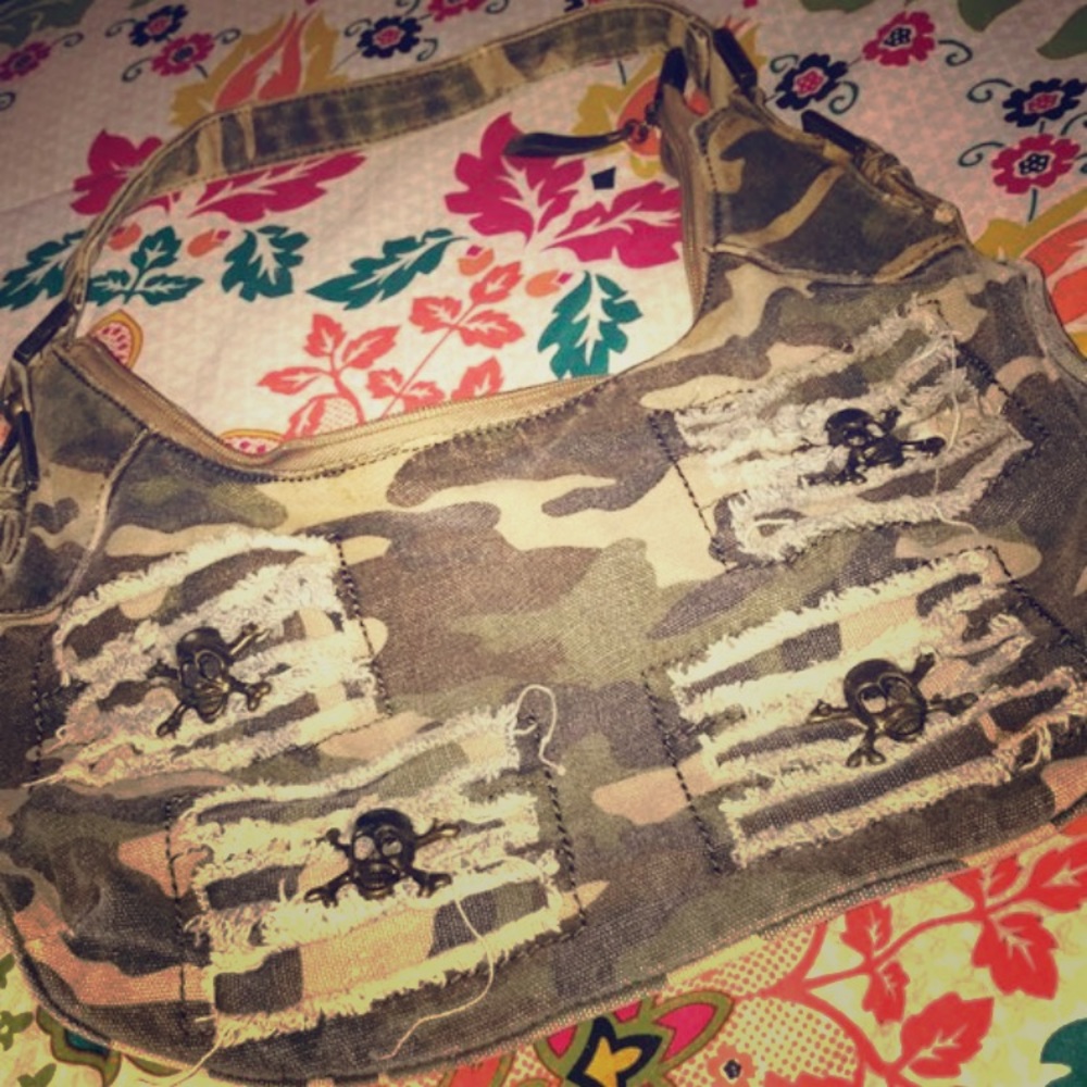 Camo Skull Purse